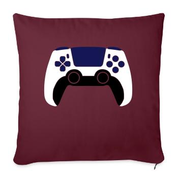 Contrôleur de jeu générique - Housse de coussin décorative 45 x 45 cm - bordeaux - Devant