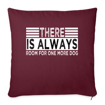 bark doggie school dogs are my humor colorful dogs - Housse de coussin décorative 45 x 45 cm - bordeaux - Devant
