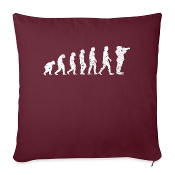 Photographe drôle Photographie Appareil photo Photographe - Housse de coussin décorative 45 x 45 cm - bordeaux - Devant