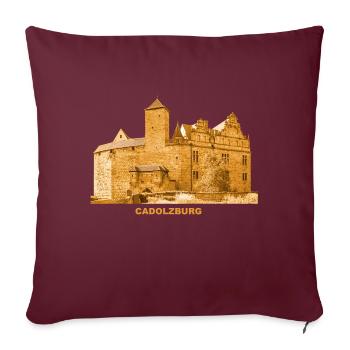 Cadolzburg Burg Fürth Franken Bavaria - Housse de coussin décorative 45 x 45 cm - bordeaux - Devant