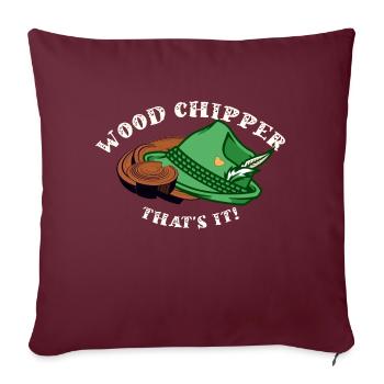 Lumberjack - Sofa pillowcase 17,3'' x 17,3'' (45 x 45 cm) - burgundy - Front