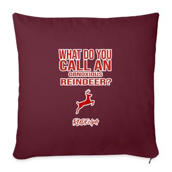 Christmas Christmas Christmas Christmas - Sofa pillowcase 17,3'' x 17,3'' (45 x 45 cm) - burgundy - Front