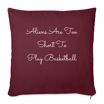 basket animation aba basketball basketball design - Sofakissenbezug 45 x 45 cm - Burgunderrot - Vorne