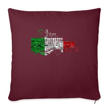 Italie Italie Italie Rome Europe Italie Italie Milan - Housse de coussin décorative 45 x 45 cm - bordeaux - Devant