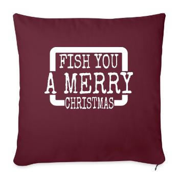 Blague de fan de dinosaure animaux cool queue de fée - Housse de coussin décorative 45 x 45 cm - bordeaux - Devant