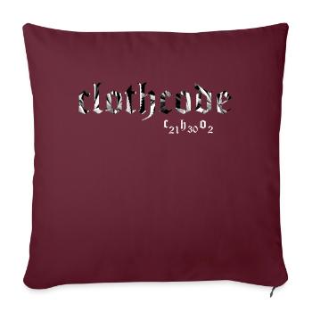 THC clothcode c21h30o2 - Sofakissenbezug 45 x 45 cm - Burgunderrot - Vorne
