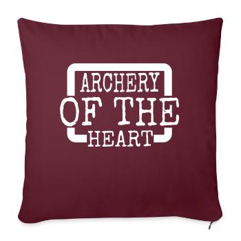 self-love archery clubs present birthday marriage - Sofakissenbezug 45 x 45 cm - Burgunderrot - Vorne