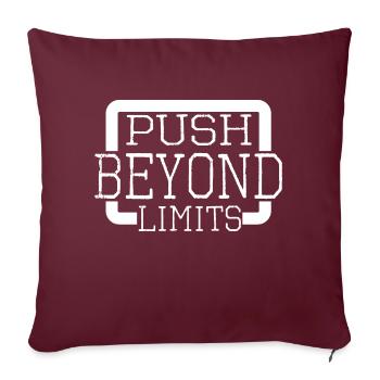 Technique idée de cadeau d’anniversaire - Housse de coussin décorative 45 x 45 cm - bordeaux - Devant