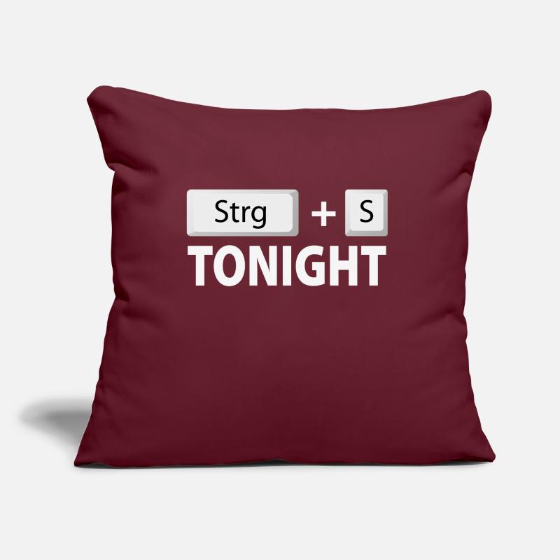 Save (Ctrl + S) tonight Sofa pillowcase 17,3'' x 17,3'' (45 x 45 cm)