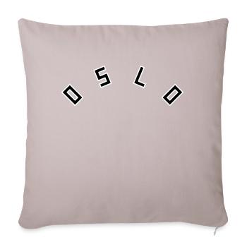 Oslo - Housse de coussin décorative 45 x 45 cm - taupe clair - Devant