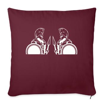 sparta warriors - Sofakissenbezug 45 x 45 cm - Burgunderrot - Vorne