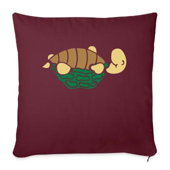 en attente de réservoirs de crapaud de canne - Housse de coussin décorative 45 x 45 cm - bordeaux - Devant