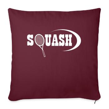 Squash - Housse de coussin décorative 45 x 45 cm - bordeaux - Devant