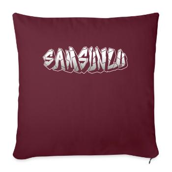 Samsunlu - Sofa pillowcase 17,3'' x 17,3'' (45 x 45 cm) - burgundy - Front
