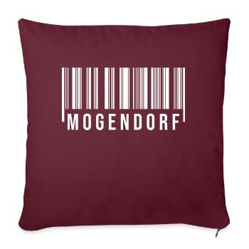 Mogendorf Westerwald - Sofakissenbezug 45 x 45 cm - Burgunderrot - Vorne