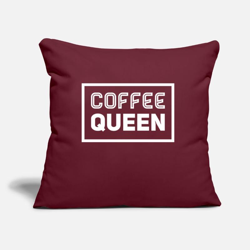 Kaffe Spruch Sofakissenbezug 45 x 45 cm