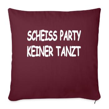 Party - Sofakissenbezug 45 x 45 cm - Burgunderrot - Vorne