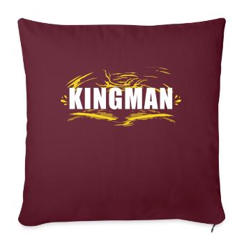 Arizona - Kingman - Housse de coussin décorative 45 x 45 cm - bordeaux - Devant