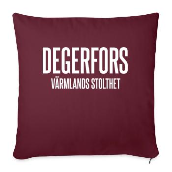 Degerfors - Sofakissenbezug 45 x 45 cm - Burgunderrot - Vorne