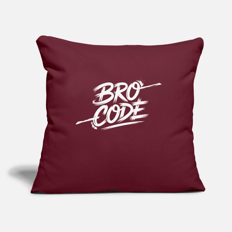 BROTHER CODE Sofa pillowcase 17,3'' x 17,3'' (45 x 45 cm)