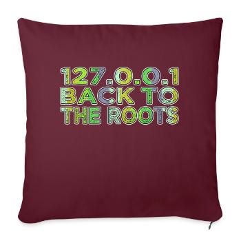 Cool Bday Dictons Langage de programmation de citation drôle - Housse de coussin décorative 45 x 45 cm - bordeaux - Devant