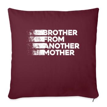 frère d’une autre mère. Parfait pour les cadeaux - Housse de coussin décorative 45 x 45 cm - bordeaux - Devant
