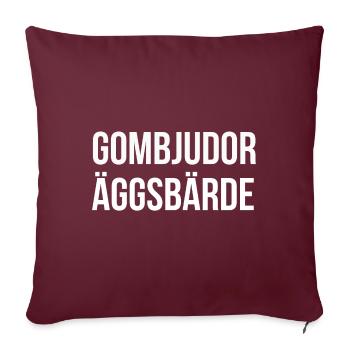 Expert en informatique à Saxon - Housse de coussin décorative 45 x 45 cm - bordeaux - Devant