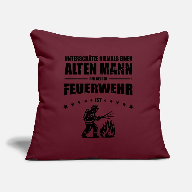 Old Man - Firefighter Gift Firefighter Sofa pillowcase 17,3'' x 17,3'' (45 x 45 cm)