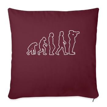 Photographe drôle Photographier Photographes Photographes - Housse de coussin décorative 45 x 45 cm - bordeaux - Devant