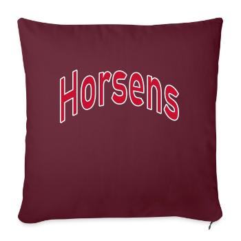 Horsens - Sofakissenbezug 45 x 45 cm - Burgunderrot - Vorne