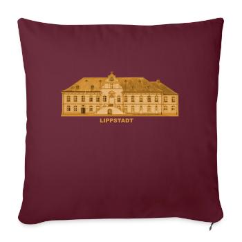 Hôtel de ville de Lippstadt Soest Rhénanie-du-Nord-Westphalie - Housse de coussin décorative 45 x 45 cm - bordeaux - Devant