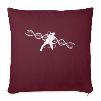 Chanteur Musiciens de groupe Chantant Chanteur hobby - Housse de coussin décorative 45 x 45 cm - bordeaux - Devant