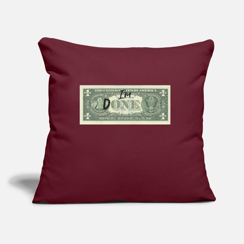 I'm done Sofa pillowcase 17,3'' x 17,3'' (45 x 45 cm)