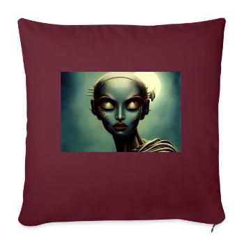 Venus - Housse de coussin décorative 45 x 45 cm - bordeaux - Devant