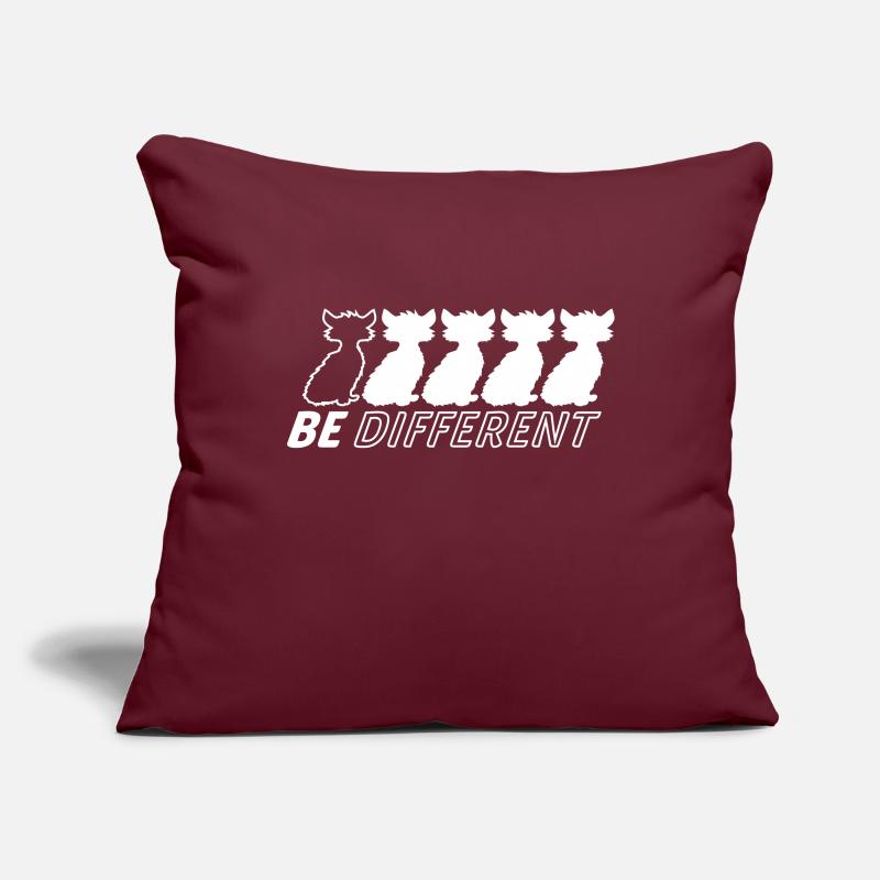 Be Different Katzen Freunde Anders Besonders Sein Sofakissenbezug 45 x 45 cm
