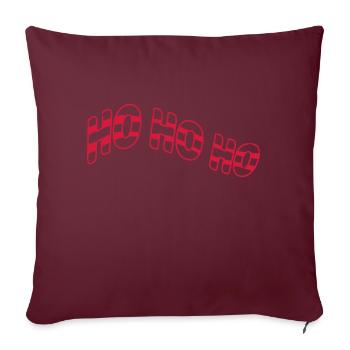 Rayures Design Ho - Housse de coussin décorative 45 x 45 cm - bordeaux - Devant