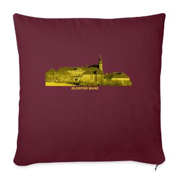 Kloster Banz Benediktiner Bad Staffelstein Bayern - Sofakissenbezug 45 x 45 cm - Burgunderrot - Vorne