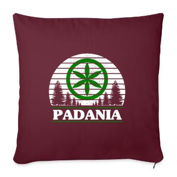 Padanie - Housse de coussin décorative 45 x 45 cm - bordeaux - Devant
