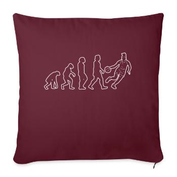 Basketball Lovers Basketball Basketball Club - Sofa pillowcase 17,3'' x 17,3'' (45 x 45 cm) - burgundy - Front