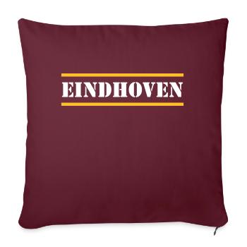 VECTEUR d’Eindhoven - Housse de coussin décorative 45 x 45 cm - bordeaux - Devant