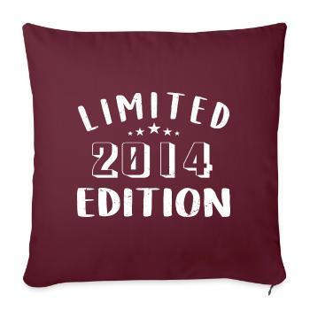 Anniversaire 2014 Edition Limitée 2014 - Housse de coussin décorative 45 x 45 cm - bordeaux - Devant