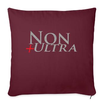 Non Plus Ultra - Besser geht's nicht - Sofakissenbezug 45 x 45 cm - Burgunderrot - Vorne