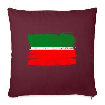 Tatarstan Flagge Flagge Frieden Vintage - Sofakissenbezug 45 x 45 cm - Burgunderrot - Vorne