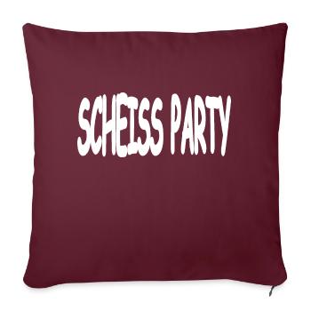 Party - Sofakissenbezug 45 x 45 cm - Burgunderrot - Vorne