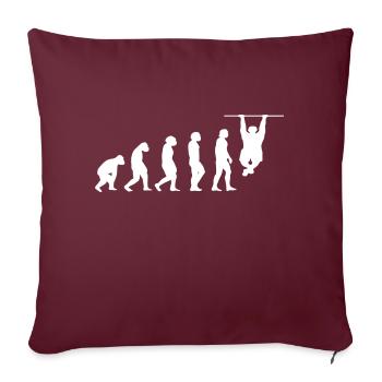 Fitness Muscle Bodybuilder Musculation Athlètes - Housse de coussin décorative 45 x 45 cm - bordeaux - Devant