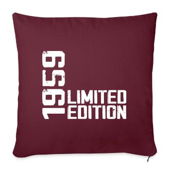 Légendaire Depuis 1959 Cadeau D'anniversaire 1959 - Housse de coussin décorative 45 x 45 cm - bordeaux - Devant