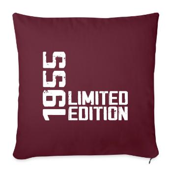 Légendaire Depuis 1955 Cadeau D'anniversaire 1955 - Housse de coussin décorative 45 x 45 cm - bordeaux - Devant
