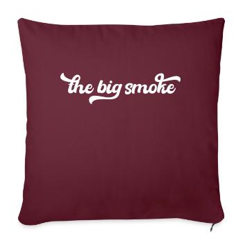 The Big Smoke, London, Vintage - Sofa pillowcase 17,3'' x 17,3'' (45 x 45 cm) - burgundy - Front