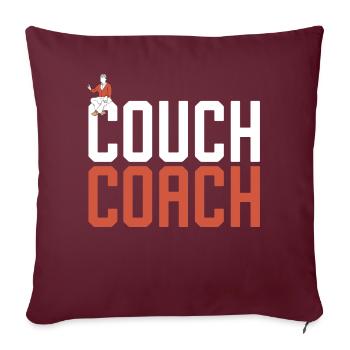 Coach Character Builder Attitude - Sofakissenbezug 45 x 45 cm - Burgunderrot - Vorne