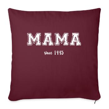 Mama 1995 - Sofakissenbezug 45 x 45 cm - Burgunderrot - Vorne